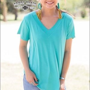 Turquoise Cool WhIp Top